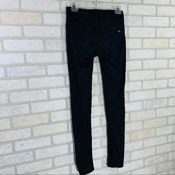 Rag & Bone Black Plush Legging Jeans - Picture 9 of 12